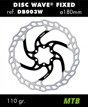 DISCO FRENO BICICLETA GALFER MTB WAVE Ø180x1.8mm